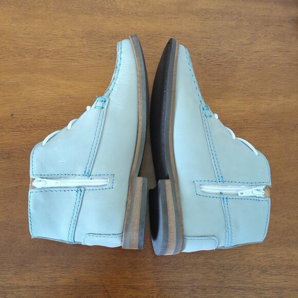 Marc Joseph New York Boys-Kids Leather Chukka Ankle Boot blue size 11 New NT - Picture 5 of 8